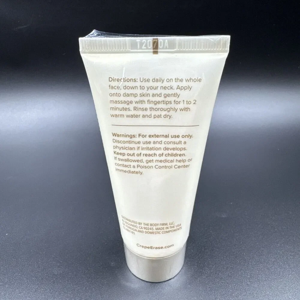 CREPE ERASE Refining Facial Scrub with Trufirm Fragrance Free 2oz/60ml - SEALED